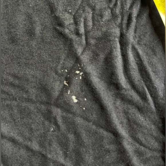 Vintage Christian Dior velour robe in black with blue trim. - Picture 10 of 10